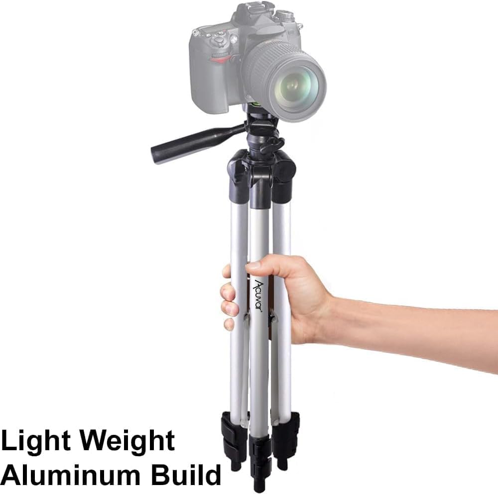 GoPro Tripod 50 Inch Aluminum Action Camera Tripod with Bubble Level - Compatible with GoPro HERO Cameras, Includes Tripod Mount & eCostConnection