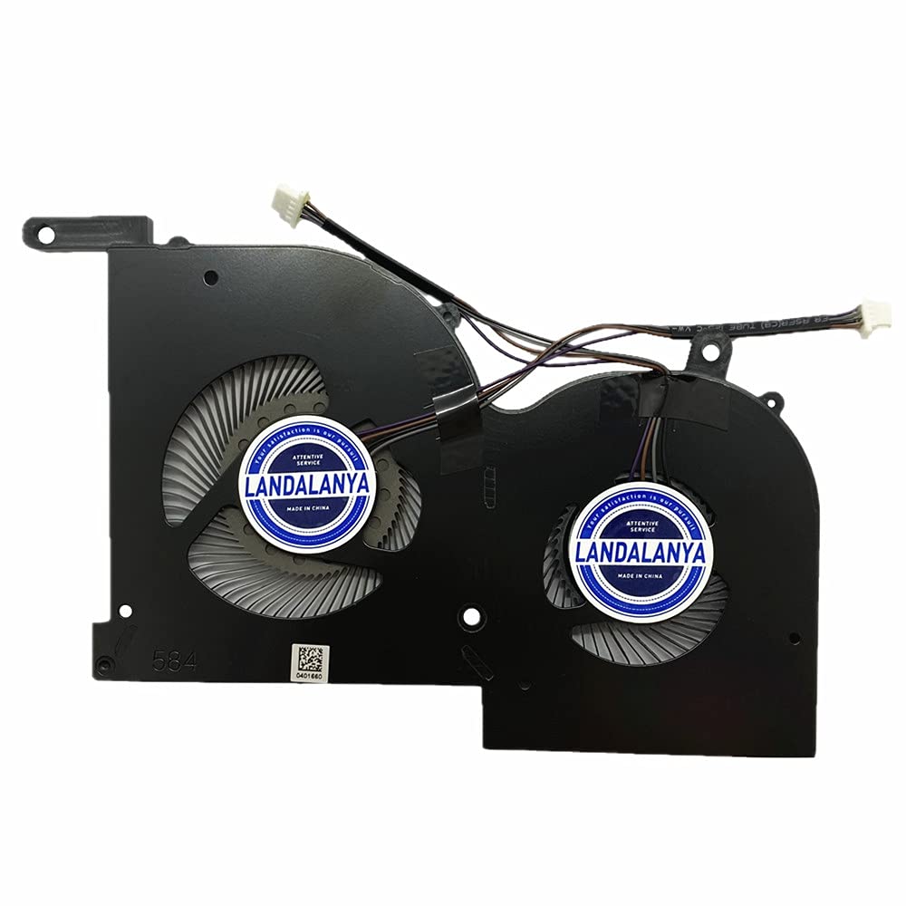 Landalanya Replacement New GPU Cooling Fan for MSI gs66 Stealth 10sd 10sgs 10sf 10se ms-16v1 ms-16v2 WS66 P66 Series 16V1-G-CCW Fan