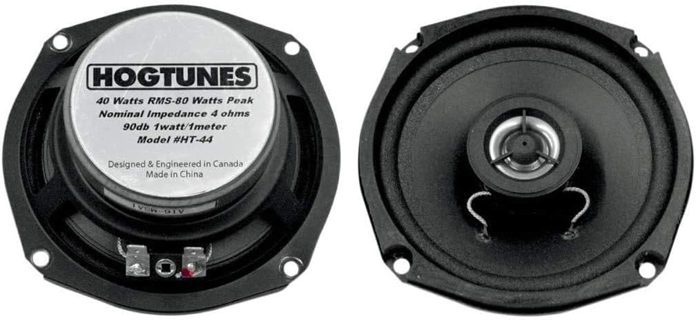 Hogtunes HT44 4.25" Replacement for Front and/or Rear Speakers (2 Pack), Fits 1986-1996 Harley-Davidson Motorcycles