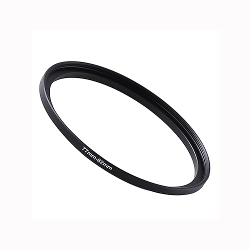 77-82mm Step-Up Ring Adapter, 77mm to 82mm Step Up Filter Ring for 77mm Lens Mount 82mm for DSLR Lenses and ND UV CPL IR Filters ?77-82mm?