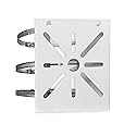 WiTi Universal Vertical Pole Mount for Security Camera, Solid Metal Bracket with Loops, Suitable for CCTV Cameras(Medium Size)