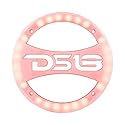 DS18 PRO-GRILL8LGO Grill Speaker Cover Built in RGB Light - 8-Inch, Uv Coating, Scratch Resistant, Protect and Cover Your Speakers (Single)