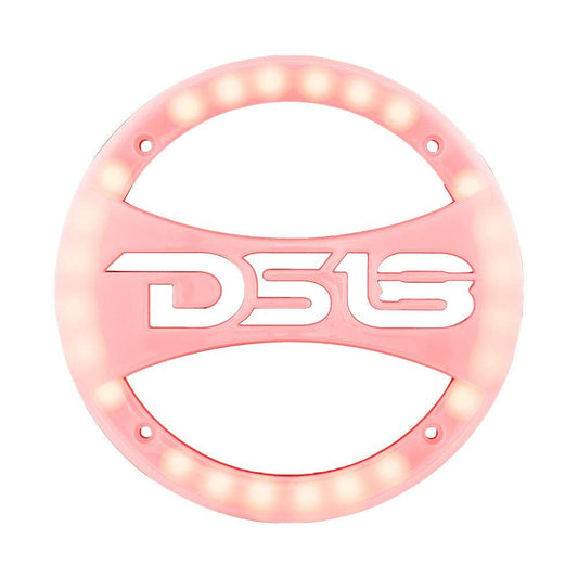DS18 PRO-GRILL8LGO Grill Speaker Cover Built in RGB Light - 8-Inch, Uv Coating, Scratch Resistant, Protect and Cover Your Speakers (Single)