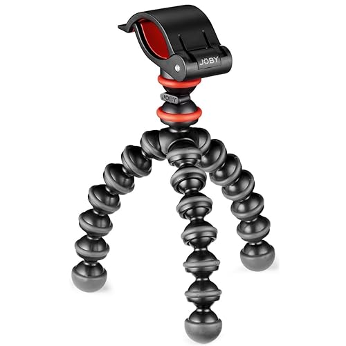 Joby GorillaPod Starter Kit, Versatile Mini Flexible Tripod with Universal Smartphone Clamp, GoPro Mount, Torch Light Mount, Quick Release Plate