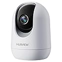 Indoor Security Camera 2K, Pet Camera with Phone App, WiFi Cameras for Home Security Camera for Dog/ Baby Monitor/Elder Pan Tilt, 5/2.4GHz, 24/7