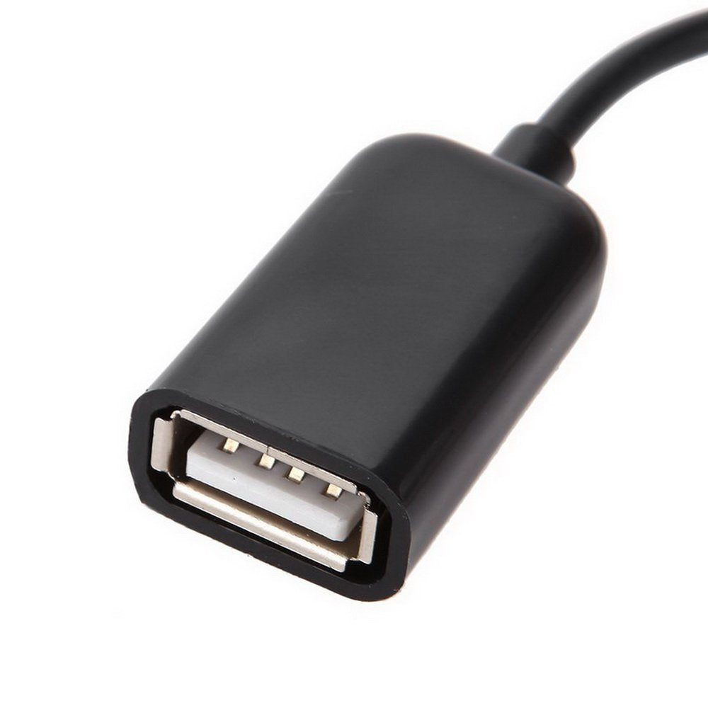 axGear Micro USB to USB Female Adapter Cable for Power Charing and OTG Device