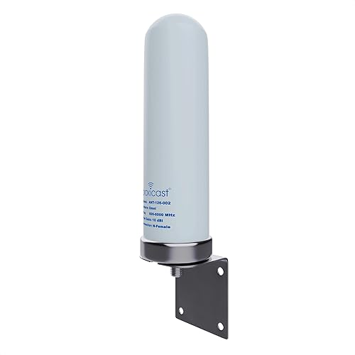 Proxicast High Gain 10 dBi Universal Wide-Band 4G / LTE, 5G & WiFi Omni-Directional Outdoor Pole/Wall Mount Antenna for Verizon, AT&T, T-Mobile