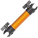 Bulletpoint Mounting Solutions Dash Mount 5.9" Arm Compatible with iPhone and Android Smartphones - Fits 20mm Attachment Ball (Matte Orange Carbon