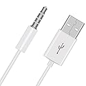 3.5mm Replacement USB Charger Cable Cord For Beats By Dre Studio Wireless headphones(White)