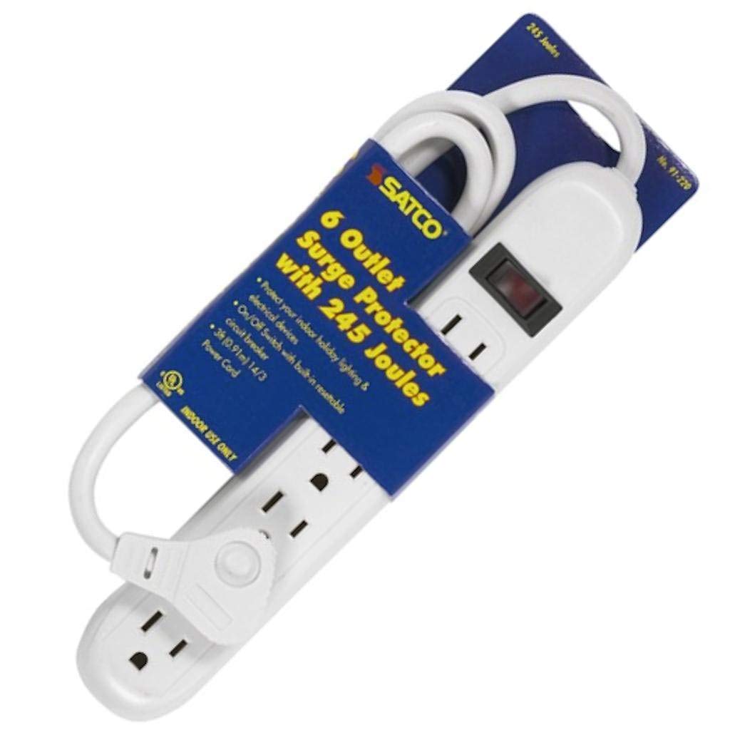 Satco 91-220 Surge Strip, Color