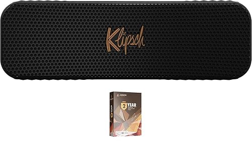 Klipsch KLIPSCH-Detroit Portable Bluetooth Speaker with Full Range Audio and a 2 Year Amber Protection Plan (2023)