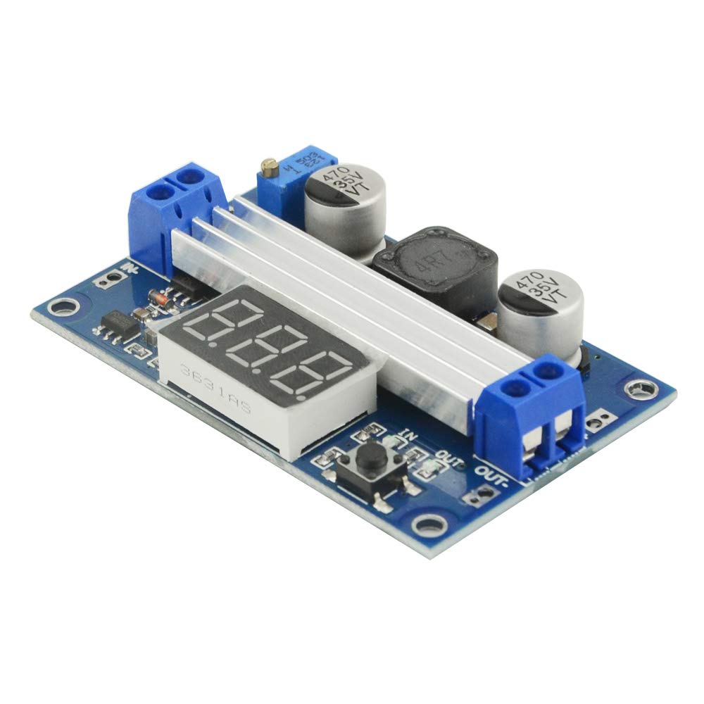 XINGYHENG DC-DC High Power Adjustable Booster Regulator Module Input 3.0~35V to Output 3.5~35V 100W with Digital Display Voltmeter Voltage Power…