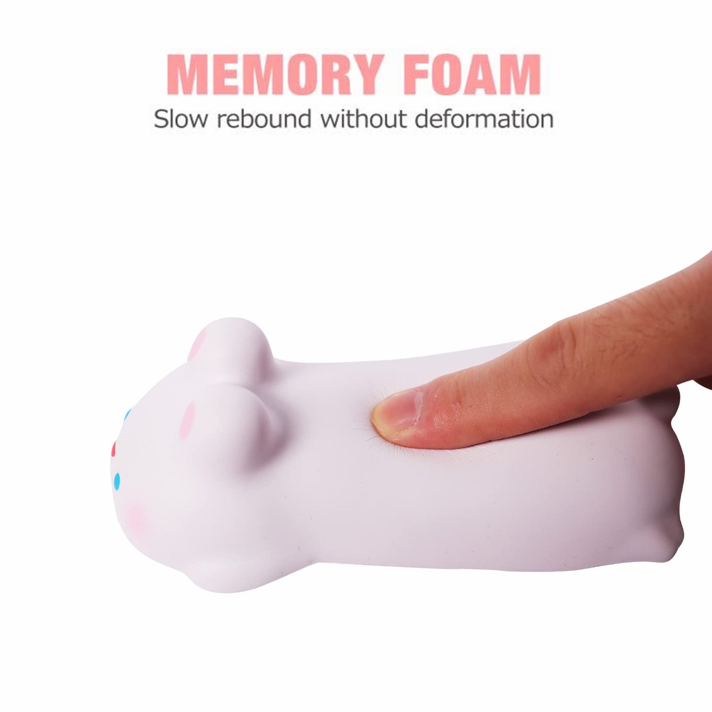 Small Wrist Rest Mouse Pad for Mouse, Mini Cute Ergonomic Cartoon Mousepad Memory Foam Design Animal Shape Wrist Support Pillow Rest Cushion Mat