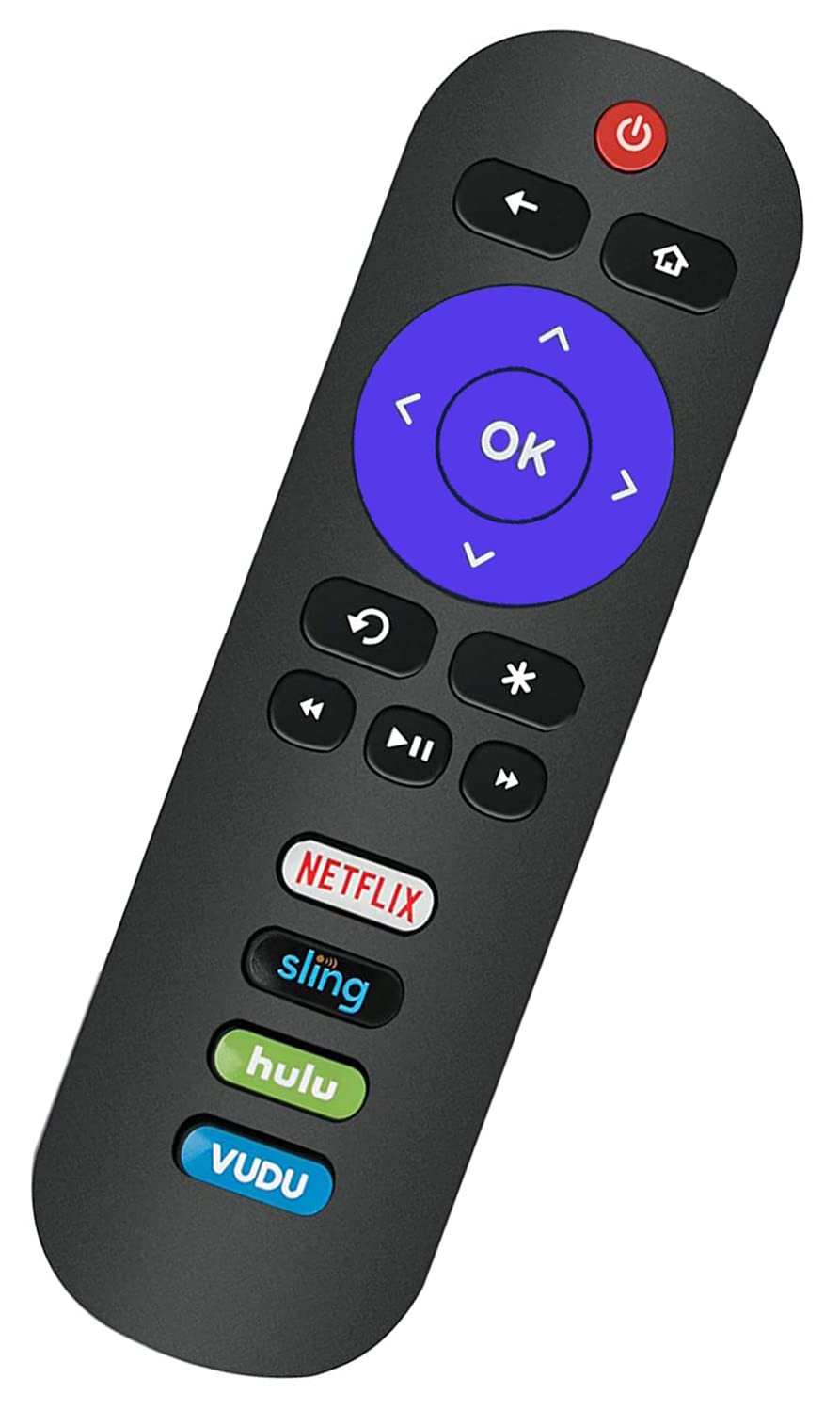 Universal Remote Compatible with All Sanyo ROKU TV Remote Control (Not for Roku Stick and Box)