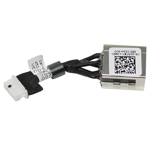 GinTai DC Power Input Jack with Cable Replacement for Dell Latitude 5300 5310 D5TX7 0D5TX7 /5300 2 in 1 P96G P97G P97G001 450.0G308.0001