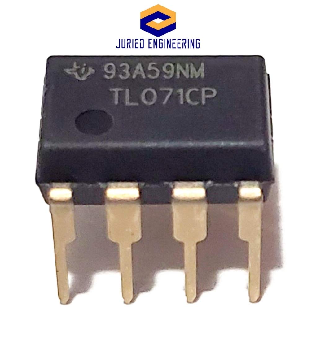 Juried Engineering TL071CP TL071 Low-Noise JFET-Input Operational Amplifier Op Amp Breadboard-Friendly IC DIP-8 (Pack of 5)