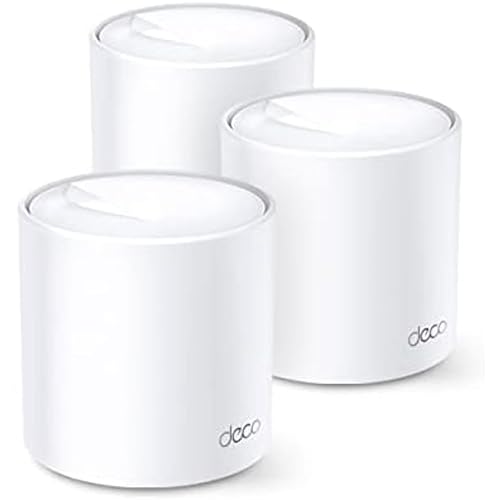 TP-Link Deco X4300 Pro Whole Home Mesh Wi-Fi 6 System 3-Pack Speeds Up to 4,300 MBPS (White)