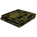 MightySkins Skin Compatible with Sony PS4 Slim Console - Green Camouflage | Protective, Durable, and Unique Vinyl Decal wrap Cover | Easy to Apply