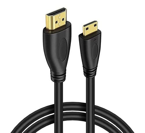 CAMKOO 4K Mini HDMI to HDMI Cable 3.3FT 2 Pack, HDMI 2.0 Cable, Support High Speed 4K@60Hz 2160p 1080p 18gbps 3D HDR for Camera, Camcorder, Laptop