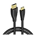 CAMKOO 4K Mini HDMI to HDMI Cable 3.3FT 2 Pack, HDMI 2.0 Cable, Support High Speed 4K@60Hz 2160p 1080p 18gbps 3D HDR for Camera, Camcorder, Laptop