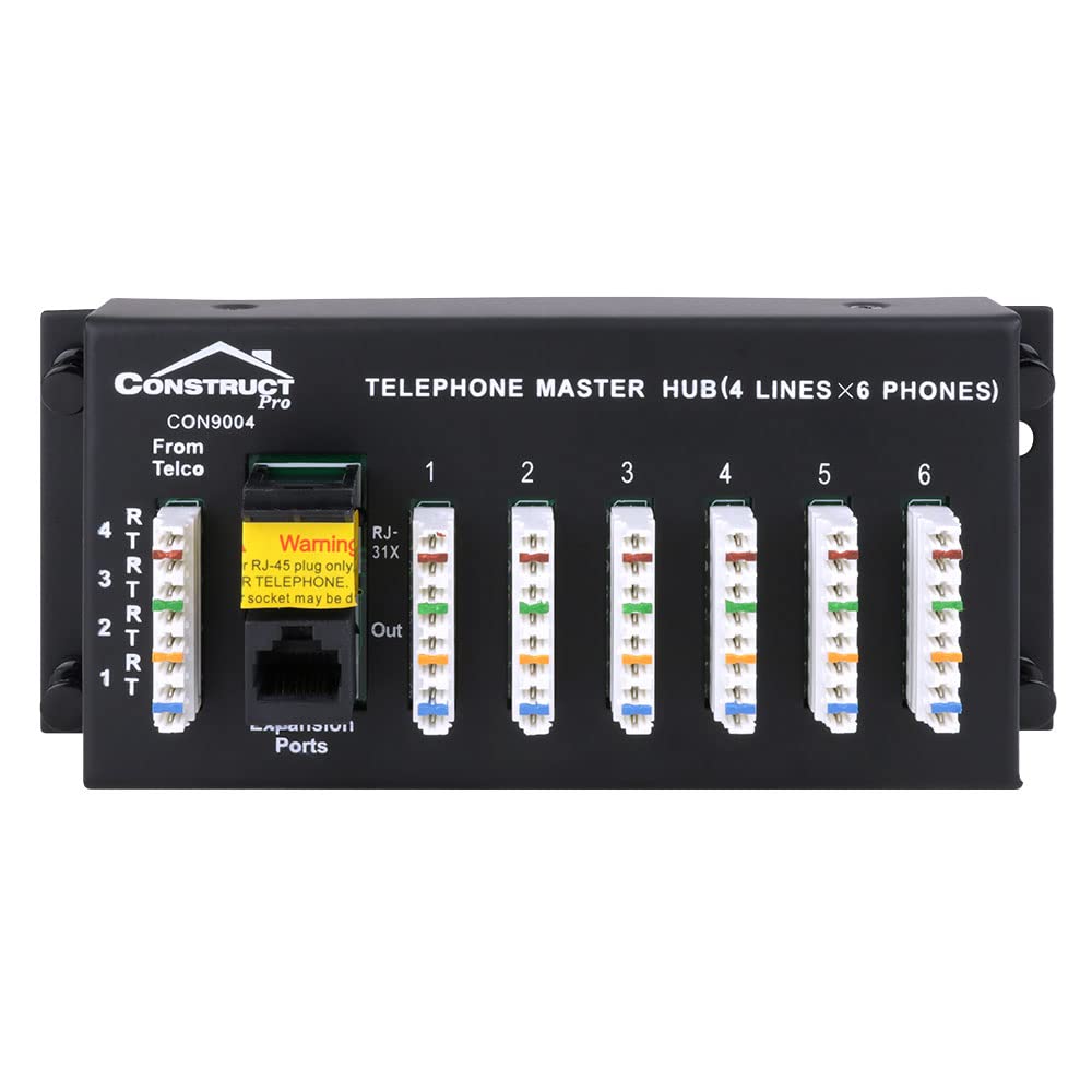 Construct Pro 1 X 6 Telephone Module with Rj31 Jack