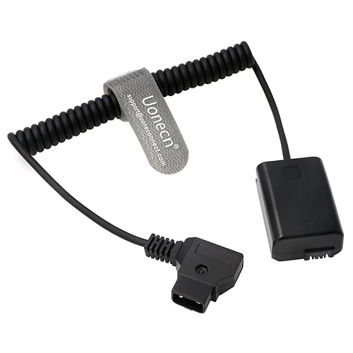 Uonecn A7 Dummy Battery to D-tap Cable for Sony A7R A7S A7II A3000 A5000 A5100 A6000 A6300 A7SII Camera Dummy Battery