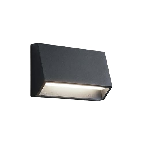 ZONK Outdoor Indoor LED Step Lights 110V -240V, Waterproof IP65 Stairway Lights, Non-dimmable 4000K Exterior Landscape Deck Patio Lights for House