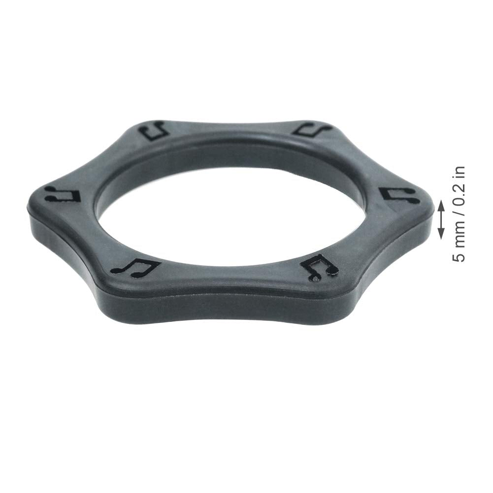 CamDesign Hexagonal Anti-Roll Ring for Handheld Wireless Microphone Anti Slip Shockproof Mic Ring for KTV, Karaoke, Dance Ball, Conference Room, News