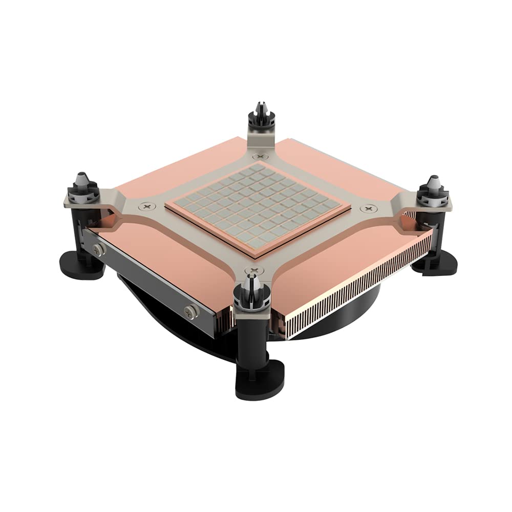Dynatron Q8 1U Copper Heat Sink with Skiving Fins for LGA 1700 Socket