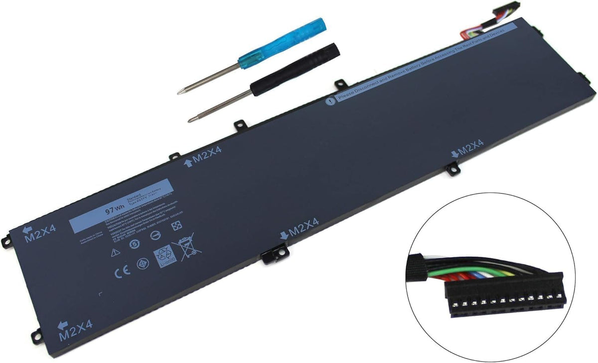 97Wh 6GTPY 6-Cell Li-ion Laptop Battery Compatible with Dell XPS 15 9550