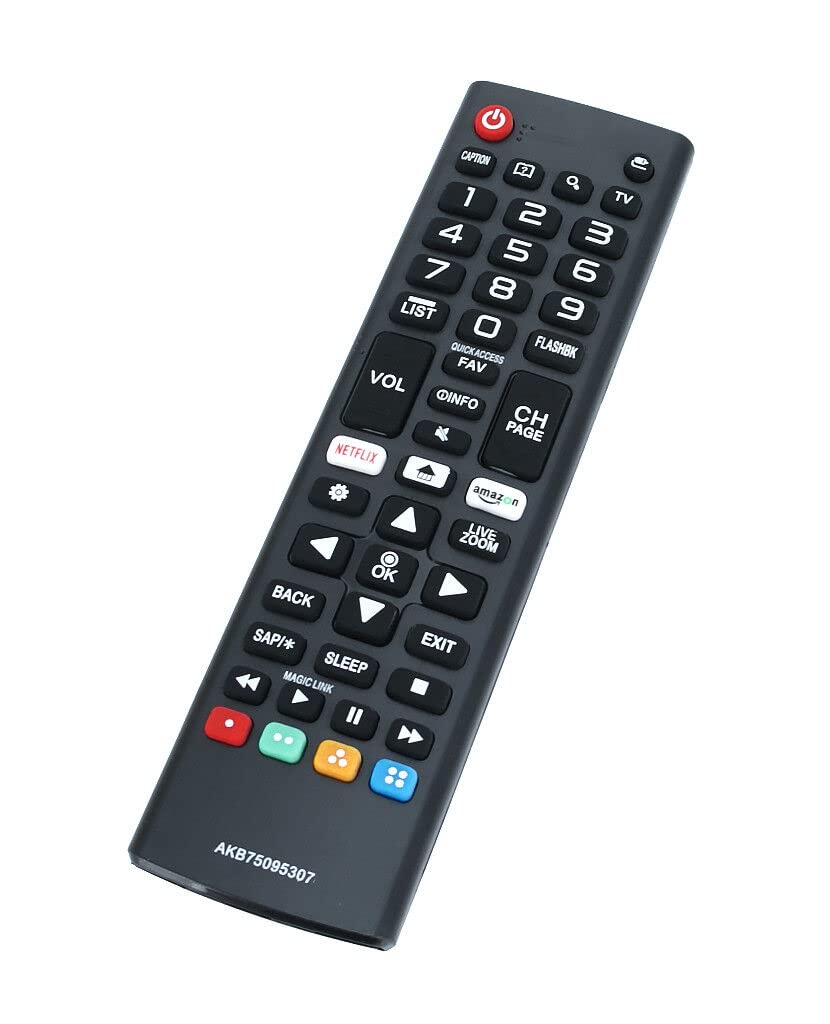New AKB75095307 Remote Control Replace Compatible with L-G TV 32LJ550B-UA 32LJ550M-UB