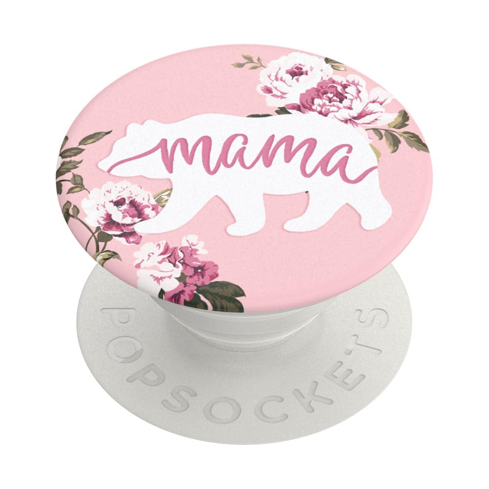 PopSockets Adhesive Phone Grip, Holder, Phone Stand, Nature - Mama Bear