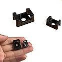 2 Size Cable Tie Saddle Base for Securing Cables Wires Cords, Cable Tie Mount For Wire Management both in 50 Pieces