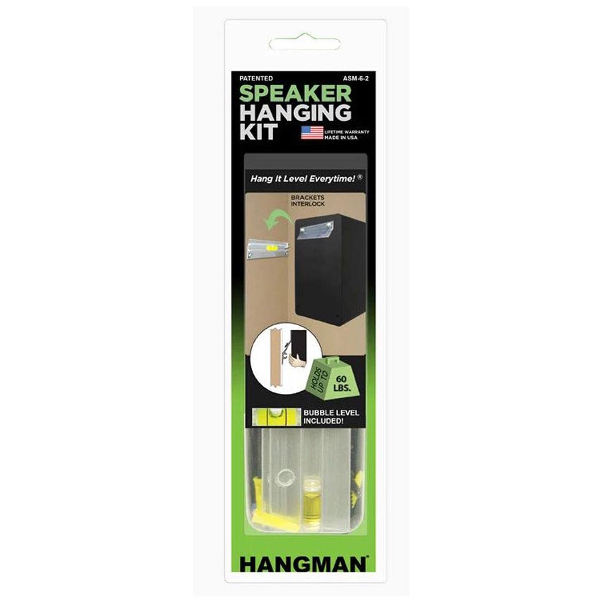 Hangman 6in. Bar Speaker Hanging Kit (ASM6-2)