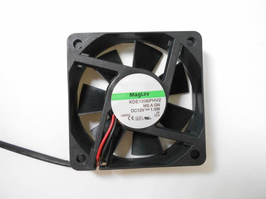 6cm 6015 12V 1.0W KDE1206PHV2 2 Wire Projector Monitor Power Quiet Fan