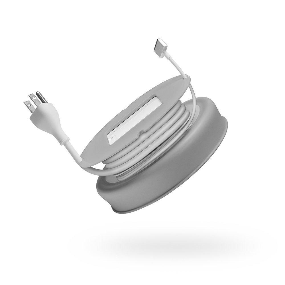 Quirky Powercurl V2 POP 60W Wire Organizer, Grey (PPRCP-60GY)