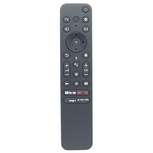 RMF-TX800U Voice Remote Control Replacement for Sony 4K HD TV KD-43X72K KD-43X73K KD-43X80K KD-43X81K KD-43X82K KD-43X85K KD-43X89K KD-50X72K