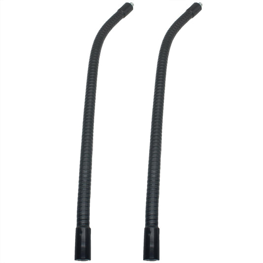 SYCZIOHU 12 Inch Gooseneck Tube Extension Holder 2 Pcs Metal Hose Arm Flexible Microphone Gooseneck Stand for Phone Holder and Action Camera (Thread