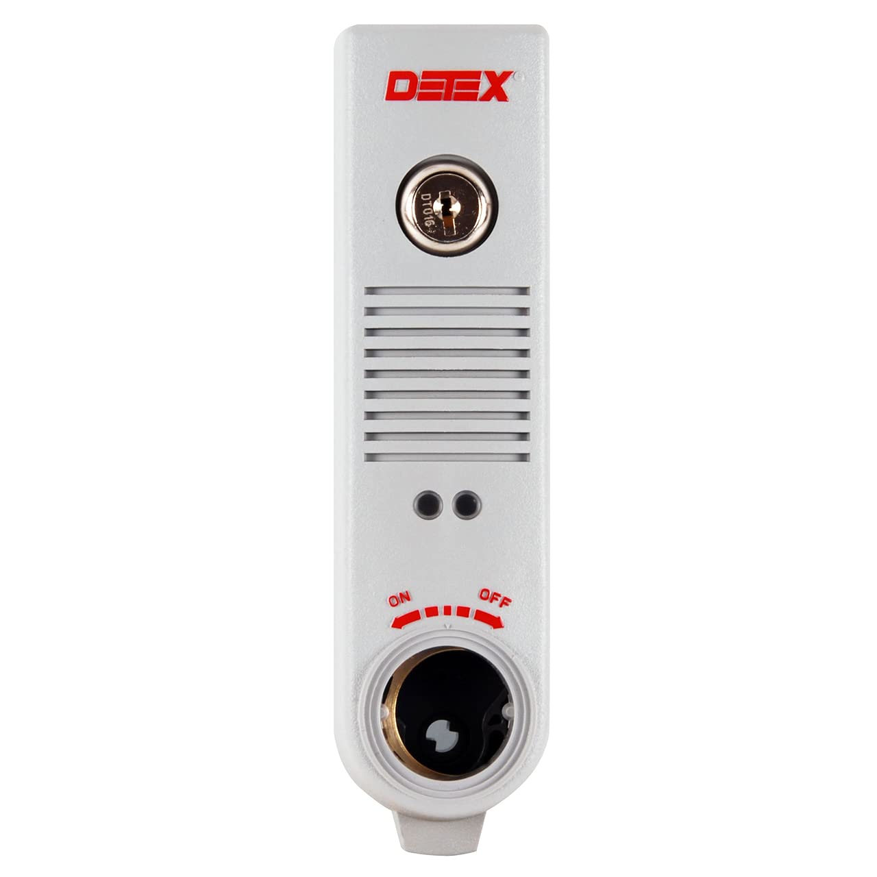 Detex EAX-500 Series Stand Alone Surface Mount Door Alarm, Exit Alarm Function, Gray Finish