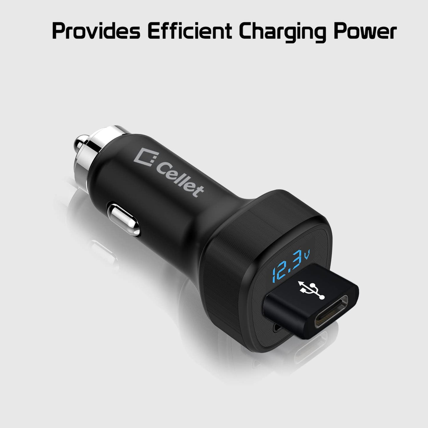 Cellet 4-Pack USB-C to USB-A Adapter, Convert Female USB-C to Male USB-A, Sync and Charge