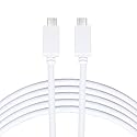 20ft USB C to USB C Cable - Extra Long USB Type C - Compatible with Samsung, iPad Pro, Android Devices, Camera Tethering and More (White)