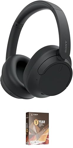 Sony WH-CH720N-BLACK Noise Canceling Headphones with Quick Charge with an Additional 1 Year Coverage (2023)