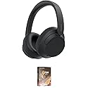 Sony WH-CH720N-BLACK Noise Canceling Headphones with Quick Charge with an Additional 1 Year Coverage (2023)