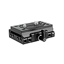 NICEYRIG Quick Release Base Plate Compatible with Manfrotto 577, 501, 504, 701 for DSLR Camera 15mm Rail Support System