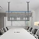 Ceiling tv Mount for 55-86 inch Flat Screen Displays, Height Adjustable,Tilt Ceiling Mount TV Bracket, Hanging tv Mount Holds up to 154lbs, Max VESA