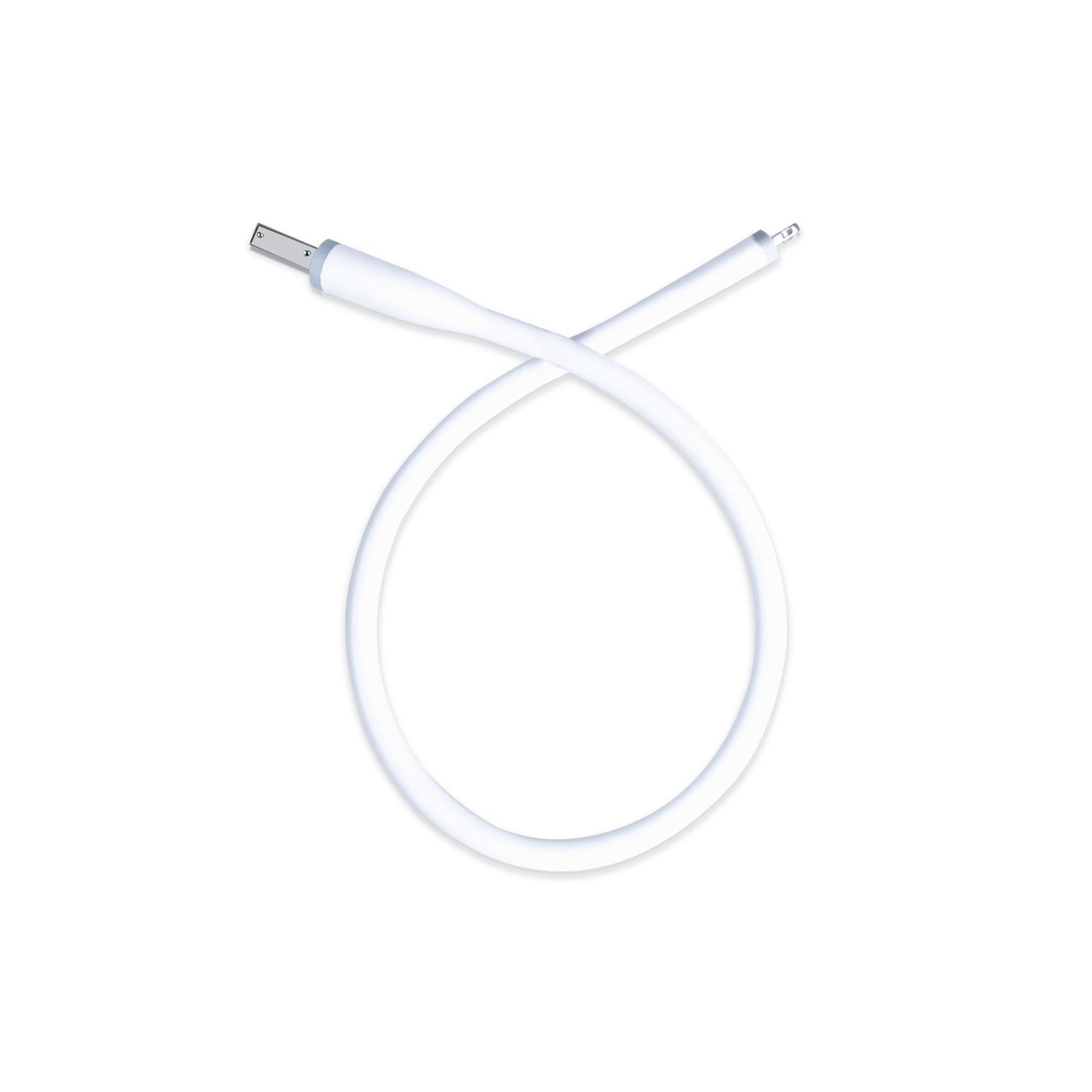gofanco® Flexible & Durable Silicone MFi Certified Charge & sync Cable Compatible with Apple Devices (White) for iDevices - 13.6 inches (35cm)…
