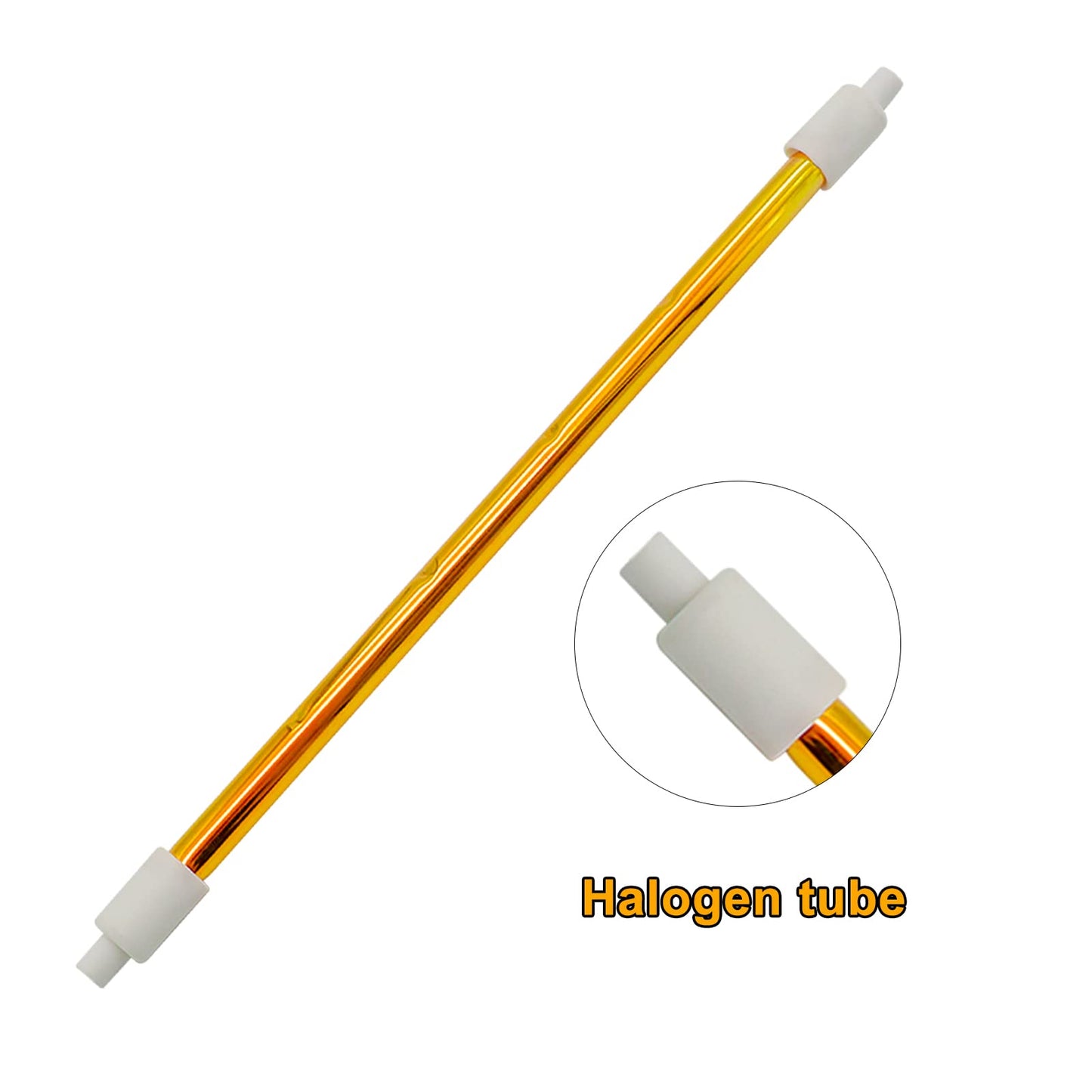 DATOUBOSS 1000W Shortwave Heater Bulb Replacement Bulb for Infrared Paint Curing Lamp Halogen Lamp Tube Replacement for DT-SC-003 110V (110V)