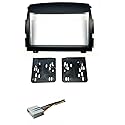 Car Stereo Dash Kit and Wire Harness for Installing a Double Din Aftermarket Radio for 2006 2007 2008 Hyundai Sonata