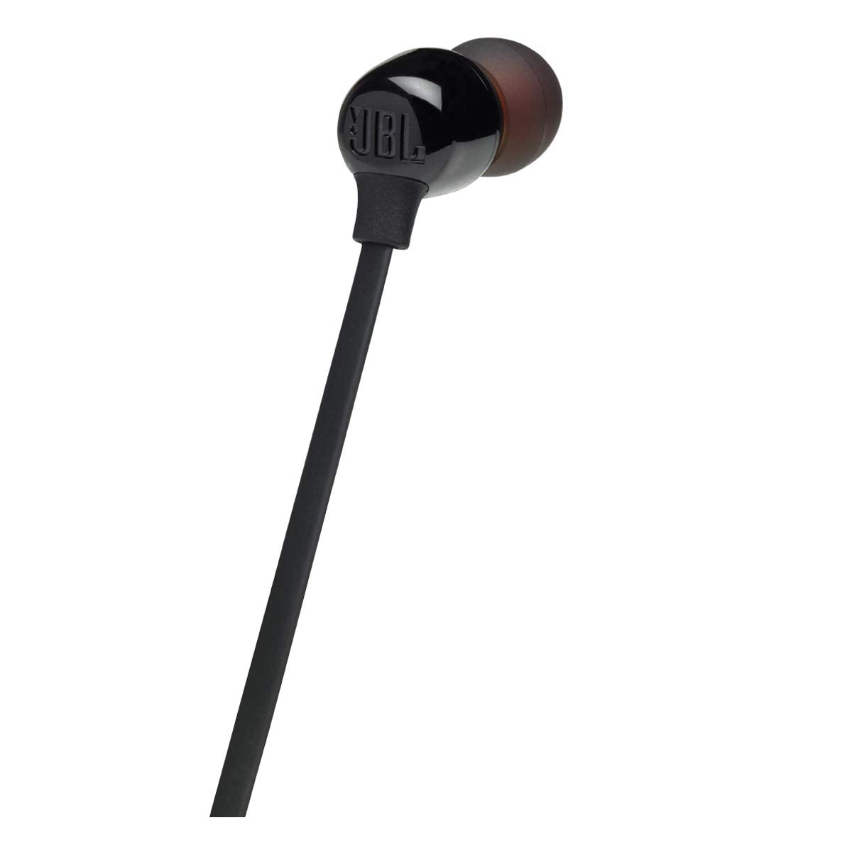 JBL Tune 125 - Bluetooth Wireless in-Ear Headphones with 3-Button Mic/Remote and Flat Cable - Black, Small (Renewed)