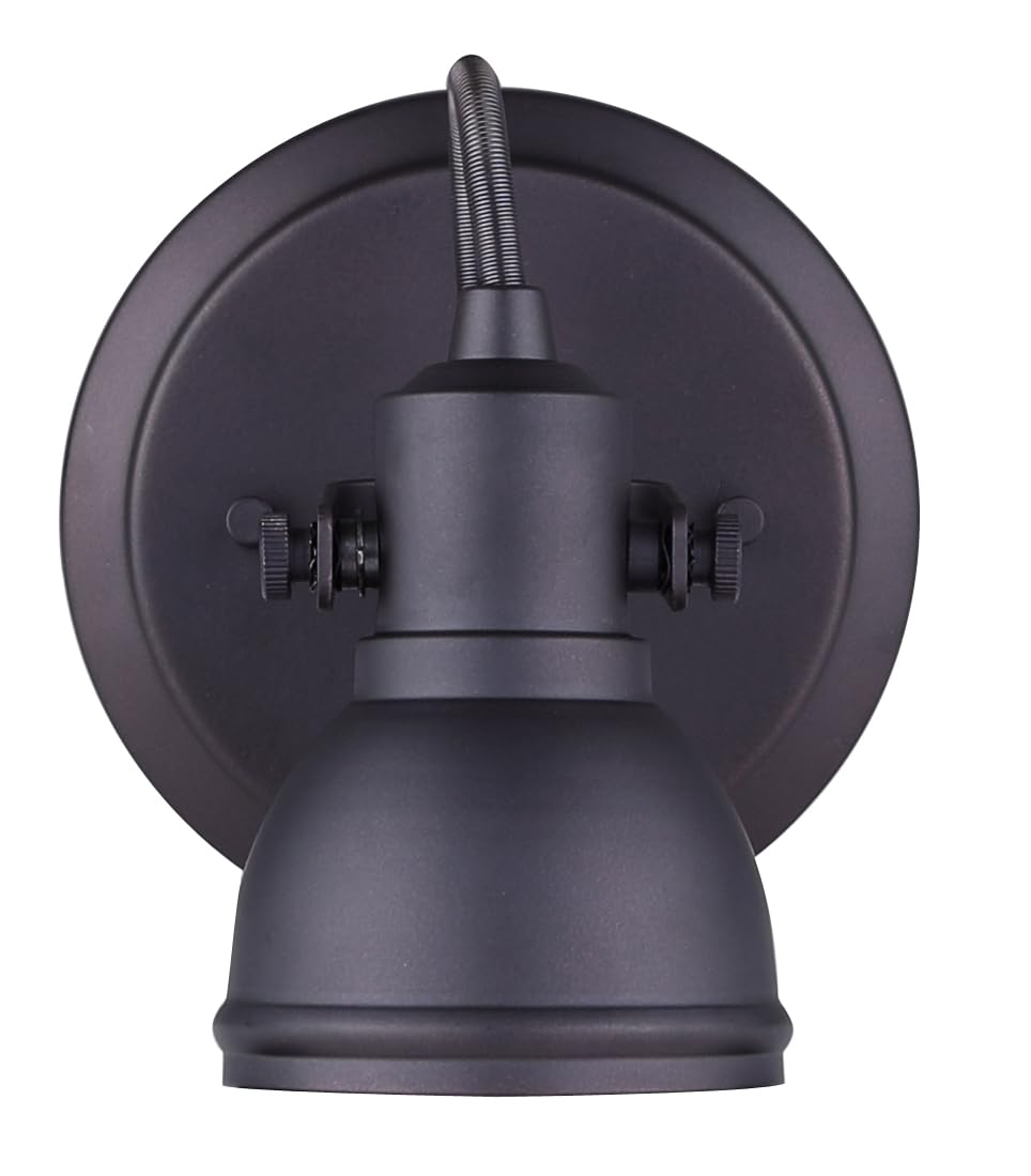 CANARM ICW622A01ORB10 LTD Polo 1 Light Ceiling/Wall, Oil Rubbed Bronze with Adjustable Head , Oil-rubbed Bronze